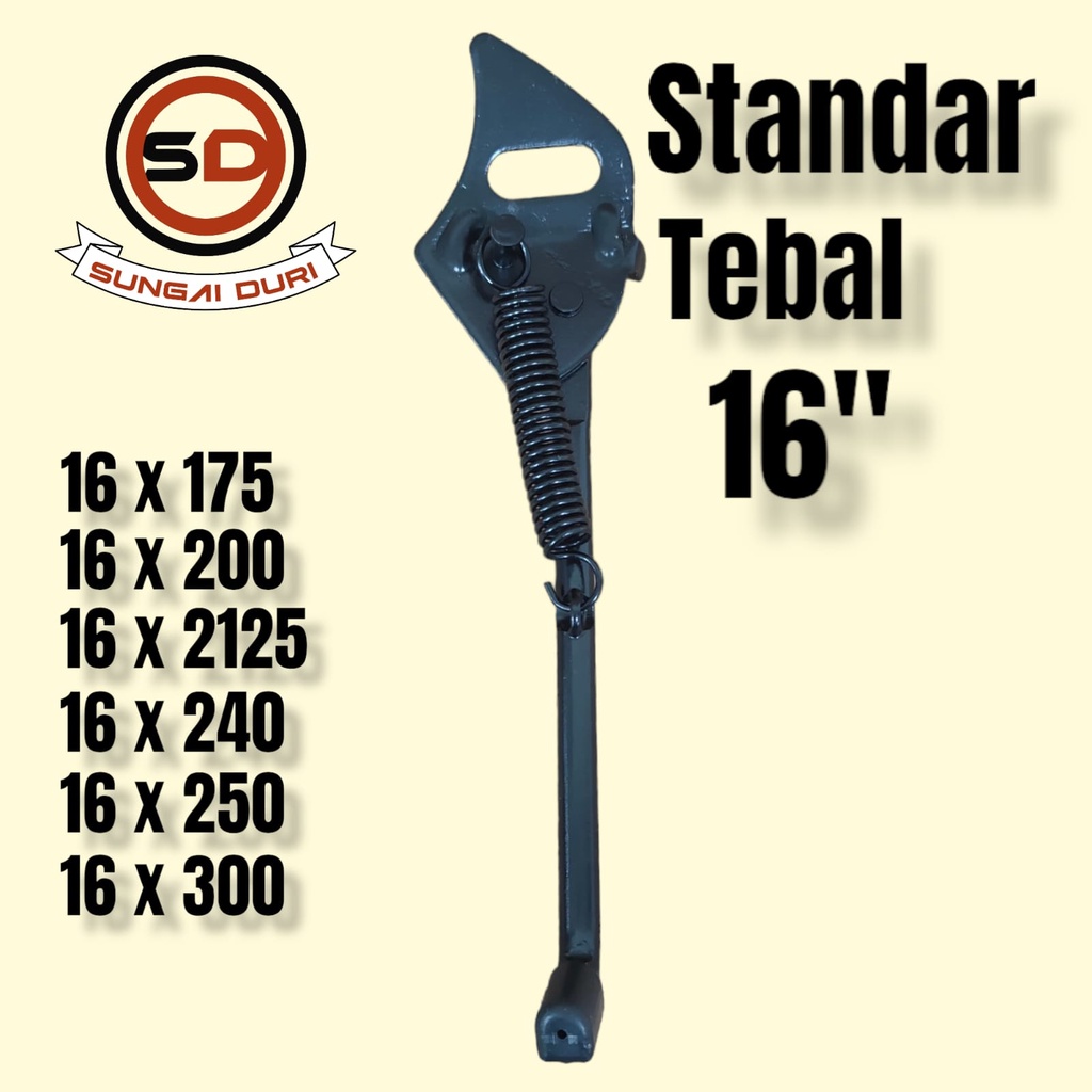 Standar sepeda 12,16, 18 &amp; 20inch Besi