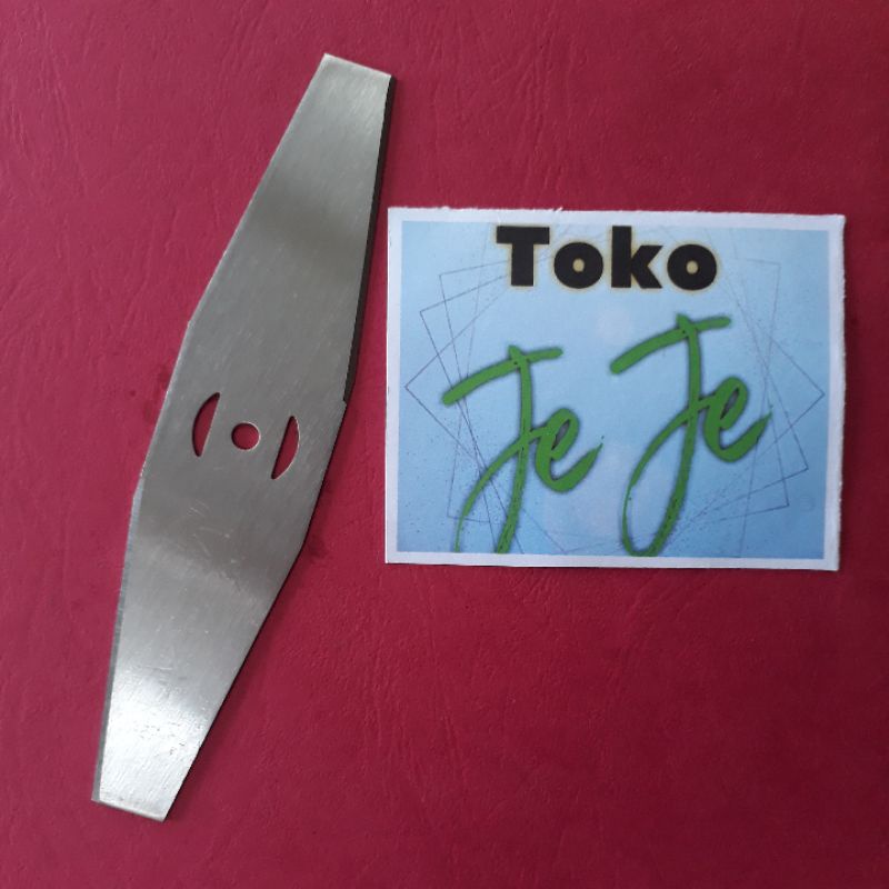 Mata pisau alat mesin potong babad babat rumput lubang SABIT panjang 15cm