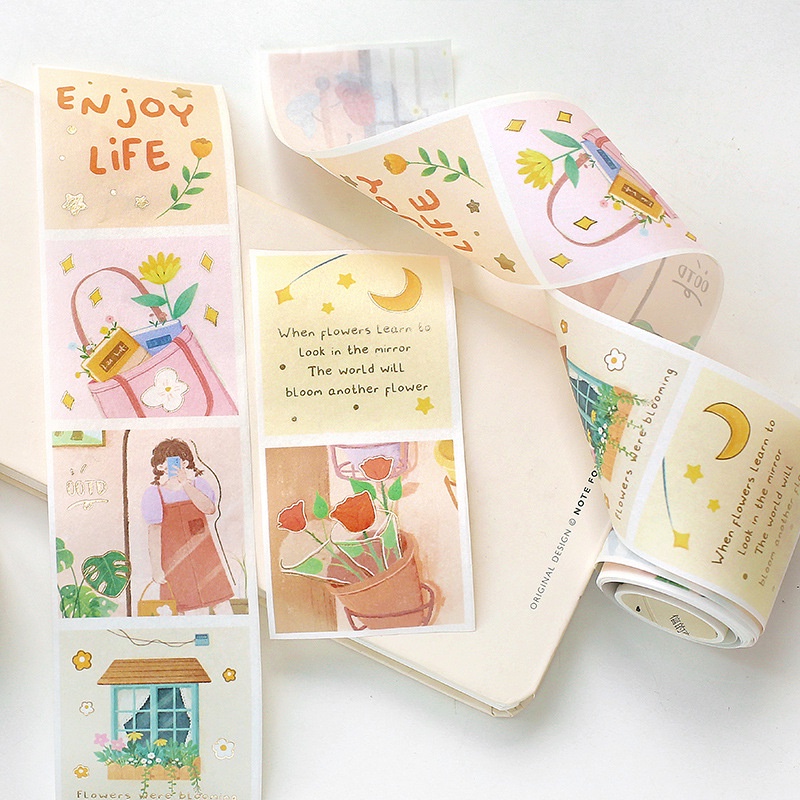 

Agftoys Roll Stiker Washi Panjang 3 Meter Lucu Premium