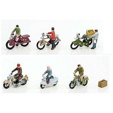 Model Kit / Figure Diorama Acc - Tomytec BIcycles and moped