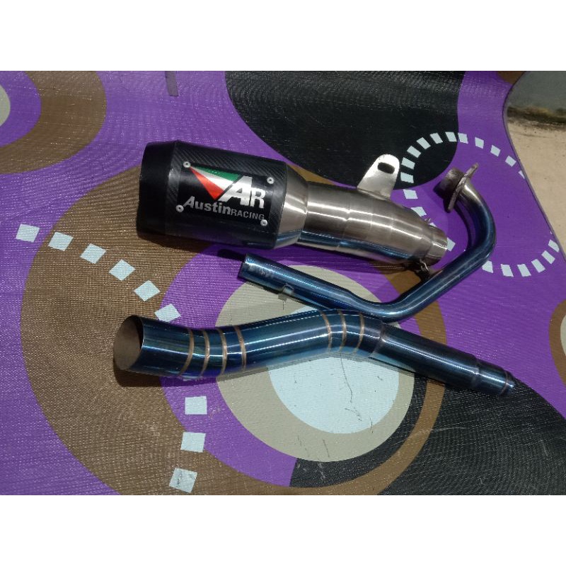 full system Austin racing for R15 v3 header blue moon