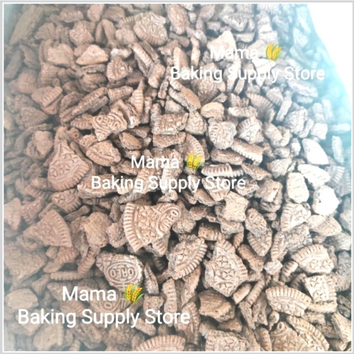 

Black Cookie CRUMB Crumble Diced Cake Topping Minuman Decor 12 KG 1DUS