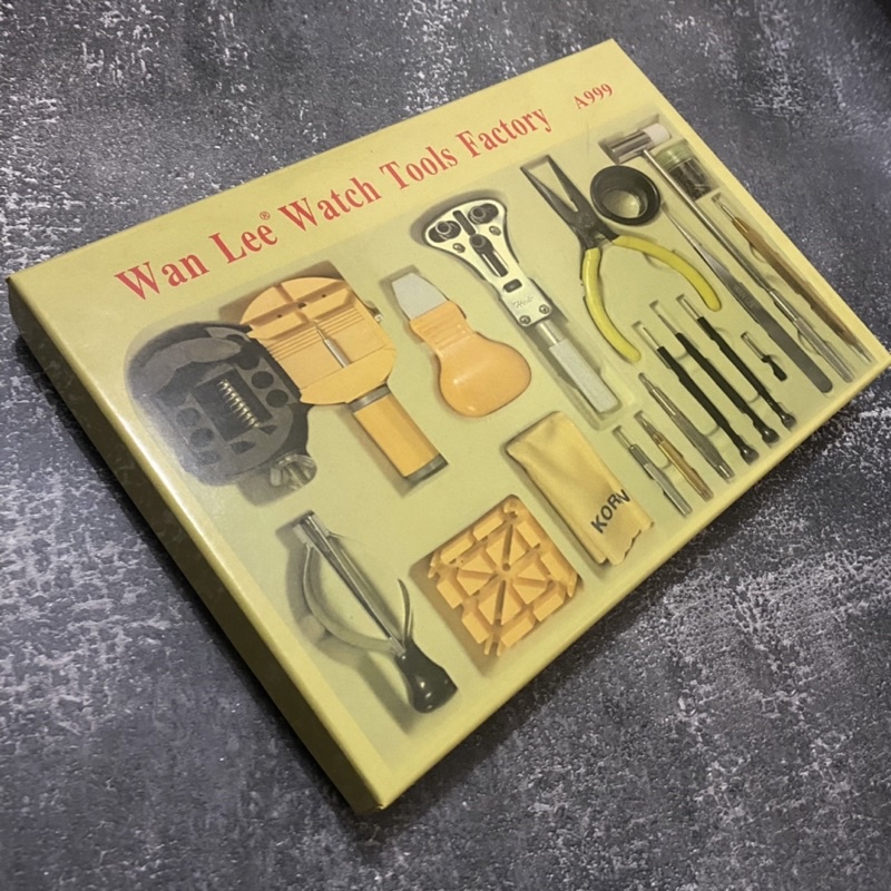 Box Peralatan Reparasi / Alat Service Jam Tangan Lengkap