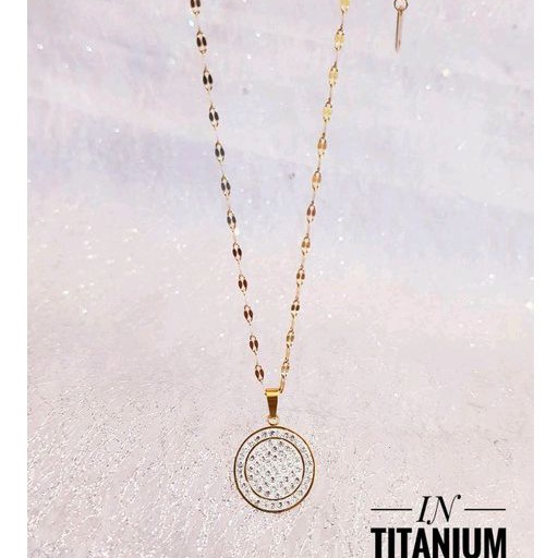 Titanium Set Perhiasan Wanita 1810e