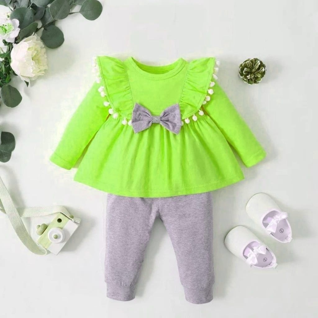 One Set Anak Perempuan / Baju Setelan Anak 1 - 6 Tahun