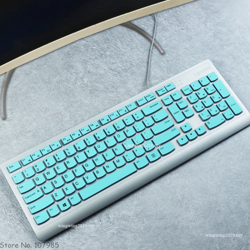 Skin Cover Pelindung Keyboard Wireless Bahan Silikon Untuk Lenovo Essential All in one PC KBRFBU71 KB318W