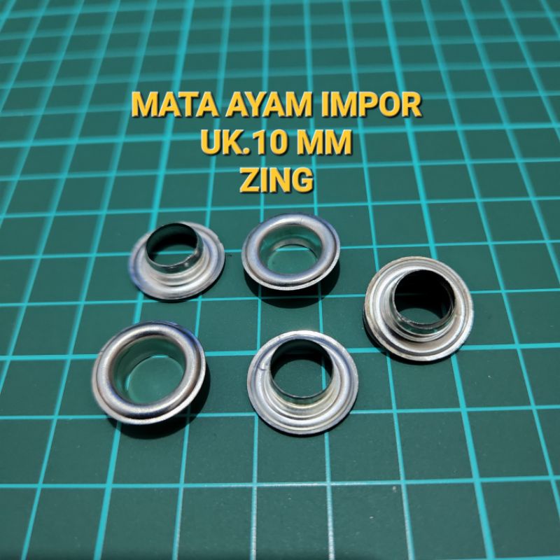 MATA AYAM 10 MM ZING UNTUK MESIN PLONG (SEMI OTOMATIS /MAGNETIC)@10GROSS