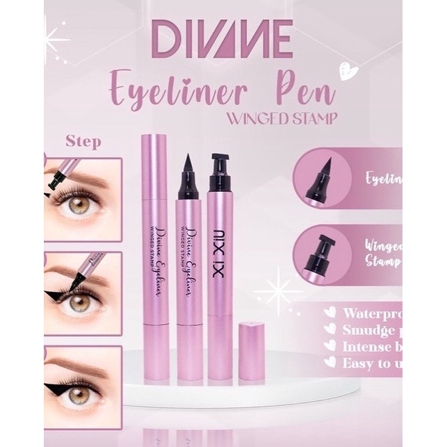 XI XIU Divine Eyeliner Pen Stamp Waterproof Black