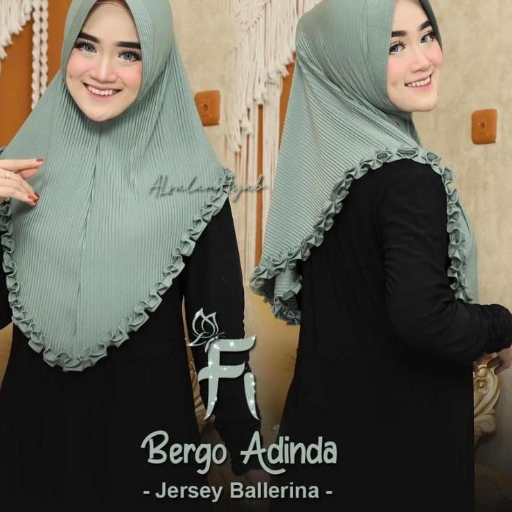 Produk➭ YYWK7 JILBAB BERGO PLISKET GOTIK ORI BY Fihijab 77 ✩Dijual Murah