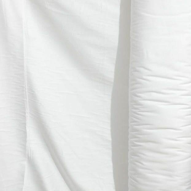 BAHAN KAIN MICROTEX POLOS PUTIH METERAN