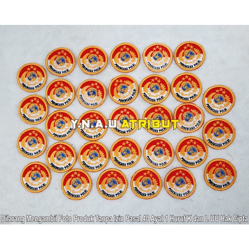 ATRIBUT PDL POLRI/ PIN PDL PERENCANA POLRI