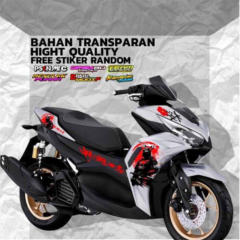 STIKER AEROX STRIPING TRANSPARAN AEROX NEW 2021