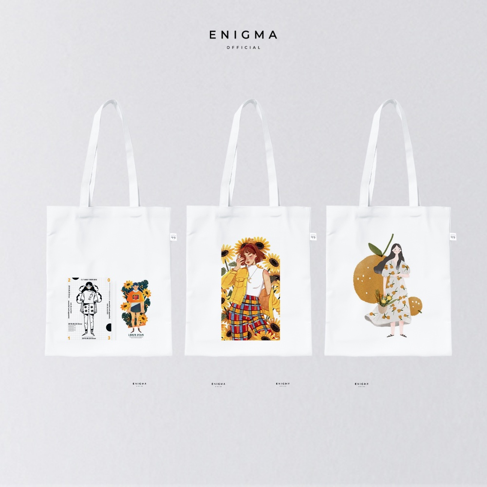 TOTEBAG KANVAS TAS WANITA AESTHETIC ORIGINAL ENIGMA