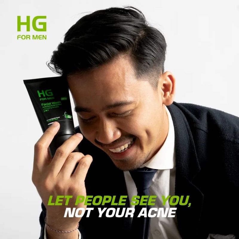 HG For Men Facial Wash Acne Care &amp; Oil Control 100ml