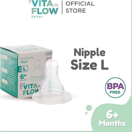 Vita flow Sillicone Nipple Dot Anti Colic