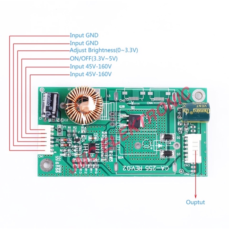 INVERTER BL UNIVERSAL DC DC step up 10-42 inch LED LCD TV Backlight modif inverter