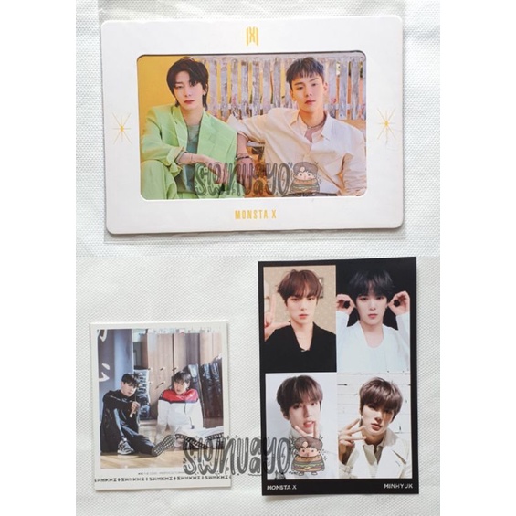 monsta x postcard benefit fantasia broadcast dramarama shownu wonho kendo minhyuk hyungwon