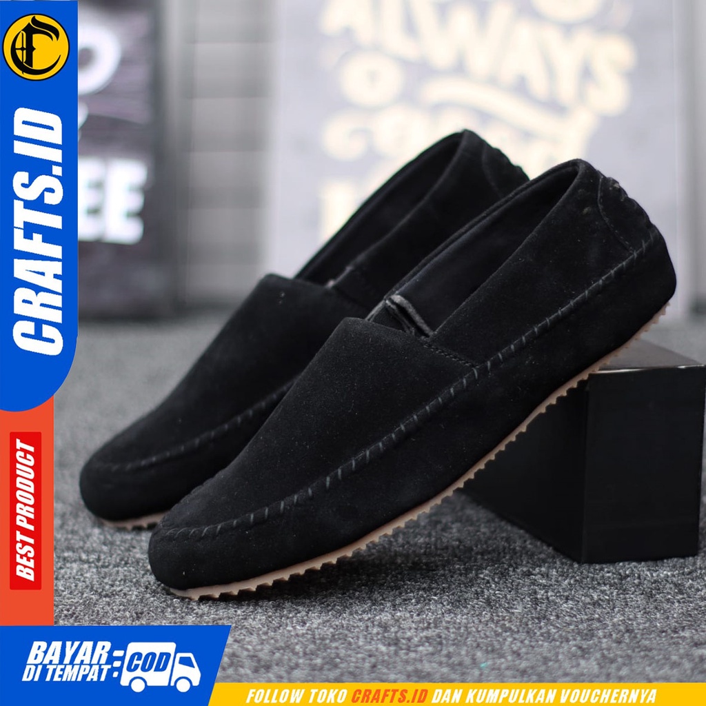 CRAFTS siena - Sepatu Casual Slip On Santai Slop Pria