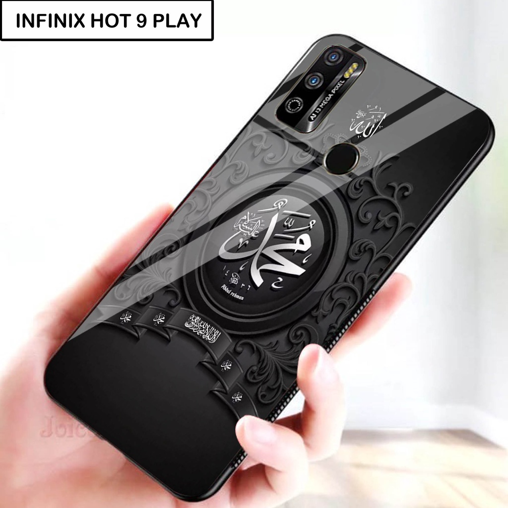 Softcase Kaca For INFINIX HOT 9 PLAY - Case Handphone INFINIX HOT 9 PLAY [T50].