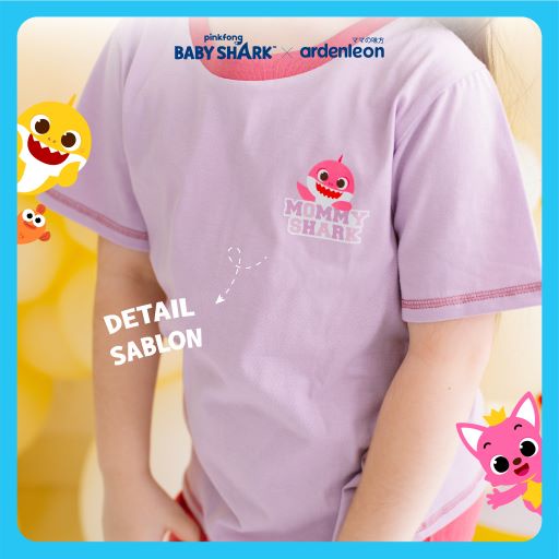 Baju Bayi Setelan Anak Lengan Pendek Celana Panjang Ardenleon Pinkfong Baby Shark Fun Playset 6 12 Bulan 1 - 4 Tahun