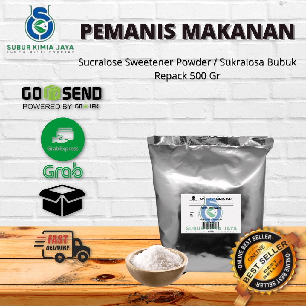 

Sucralose Powder - Pemanis Makanan 500 gr