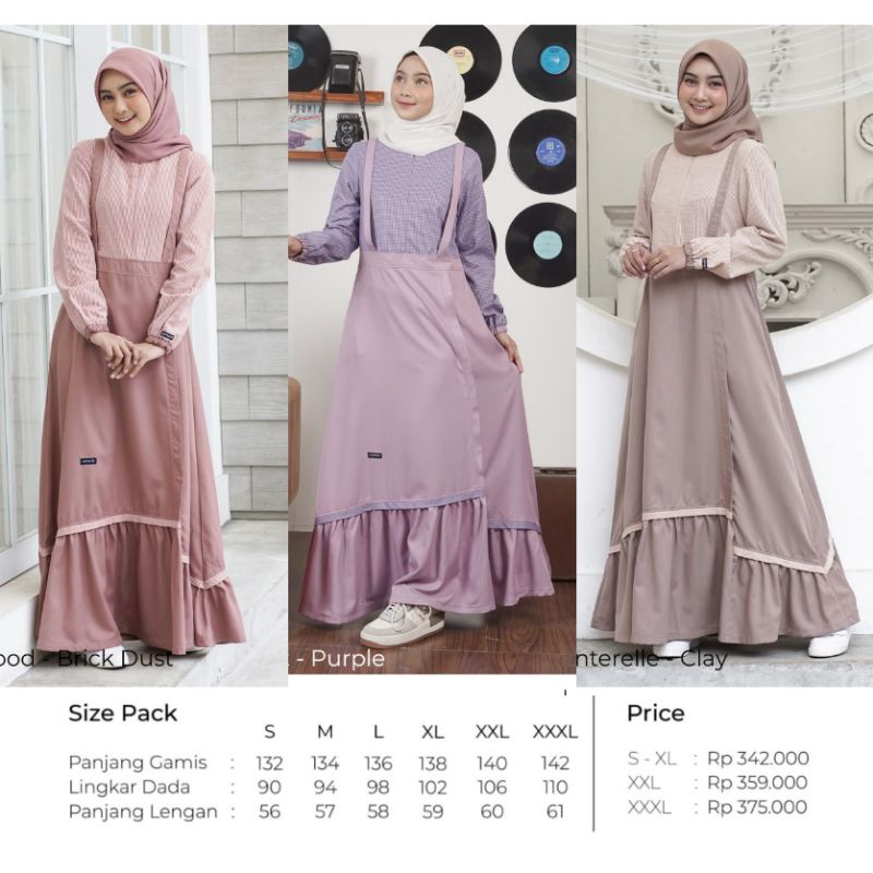 Baju Gamis MUTIF Berkualitas Upmore Nurryna | NURRYNA UPMORE TERBARU | NEW ARRIVAL