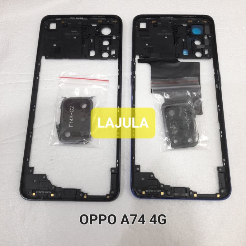 BEZEL BEZZEL TUTUP MESIN TULANG SAMPING OPPO A74 4G / OPPO A95 4G