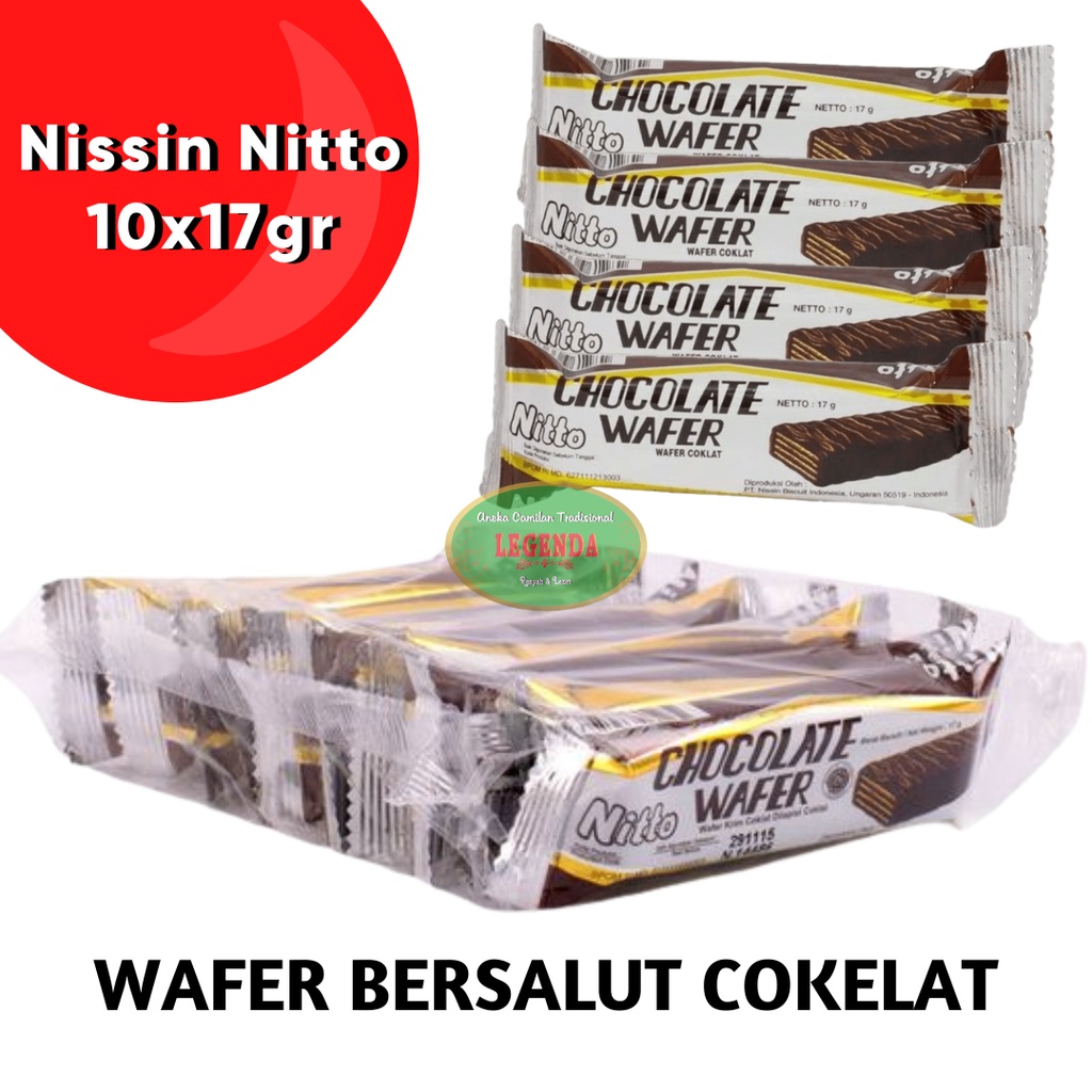 

Nissin Nitto Wafer isi 10x17gr