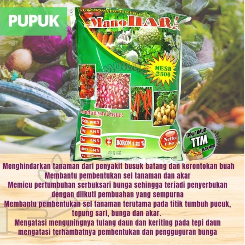 PUPUK MANOHARA 1 KG KALSIUM BORON