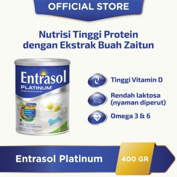 

[ COD ] Entrasol Platinum Vanila 400 gram