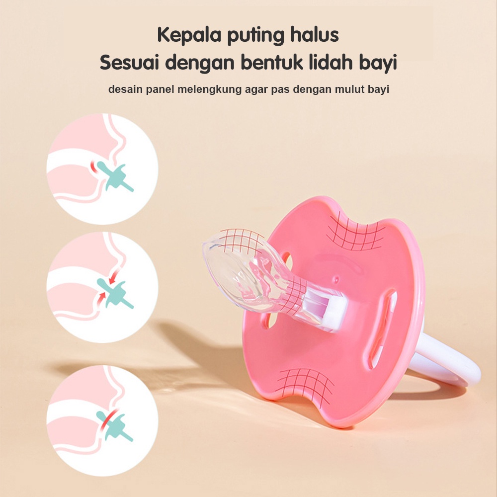 Halo Baby Empeng bayi/dot empeng bayi/Empeng Bayi Biasa 0 6 bulan