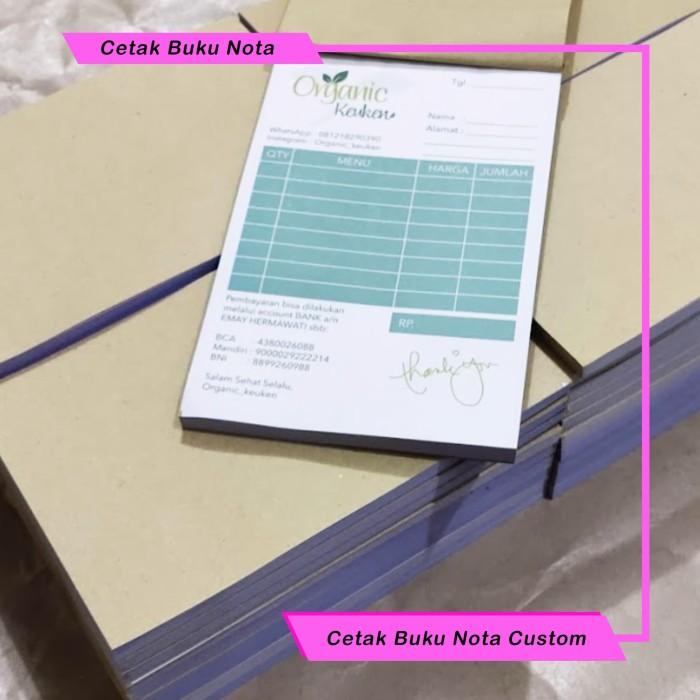 

Cetak Nota 1 rim 2 Ply / Rangkap ( Custom NCR INVOICE BON ) 2ply 1rim