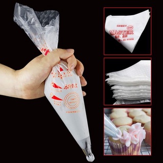 Paping Bag / Piping Plastik Segitiga / Plastik Contong Penghias Kue Isi 100 Pcs / [JY]