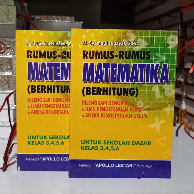 RUMUS MATEMATIKA (BERHITUNG) UNTUK SD/MI