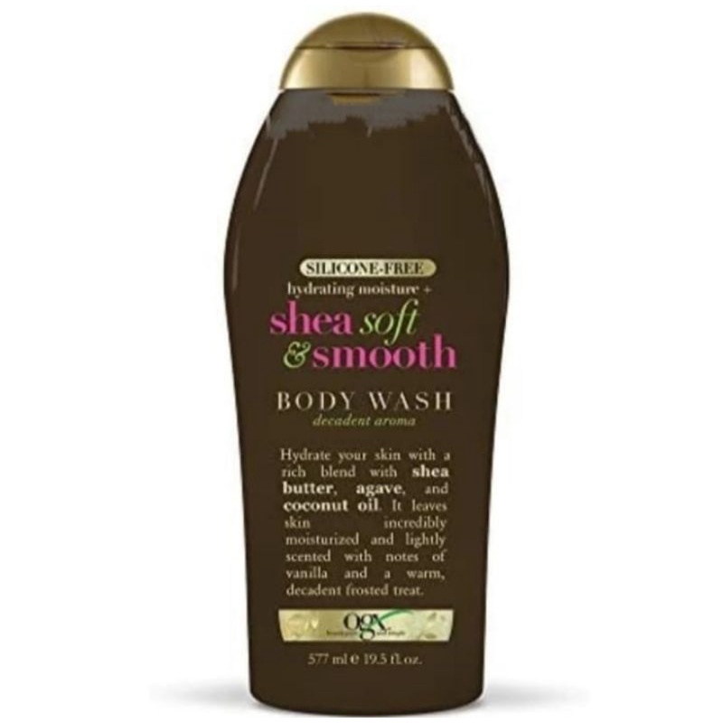 OGX Hydrating Moisture + Shea Soft & Smooth Body Wash 577ml 19.5fl.oz