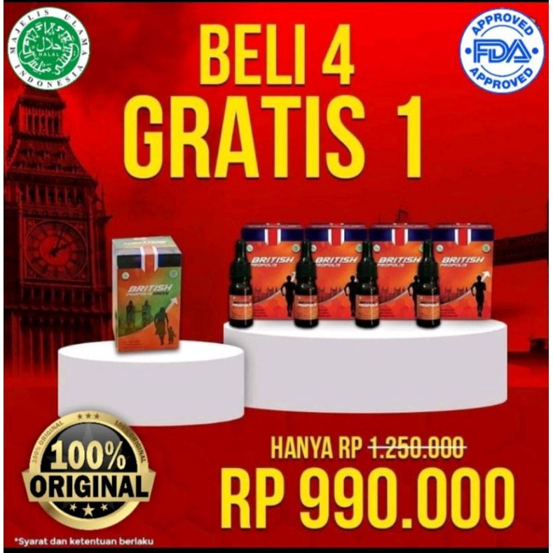 

British Propolis Suplemen Kesehatan