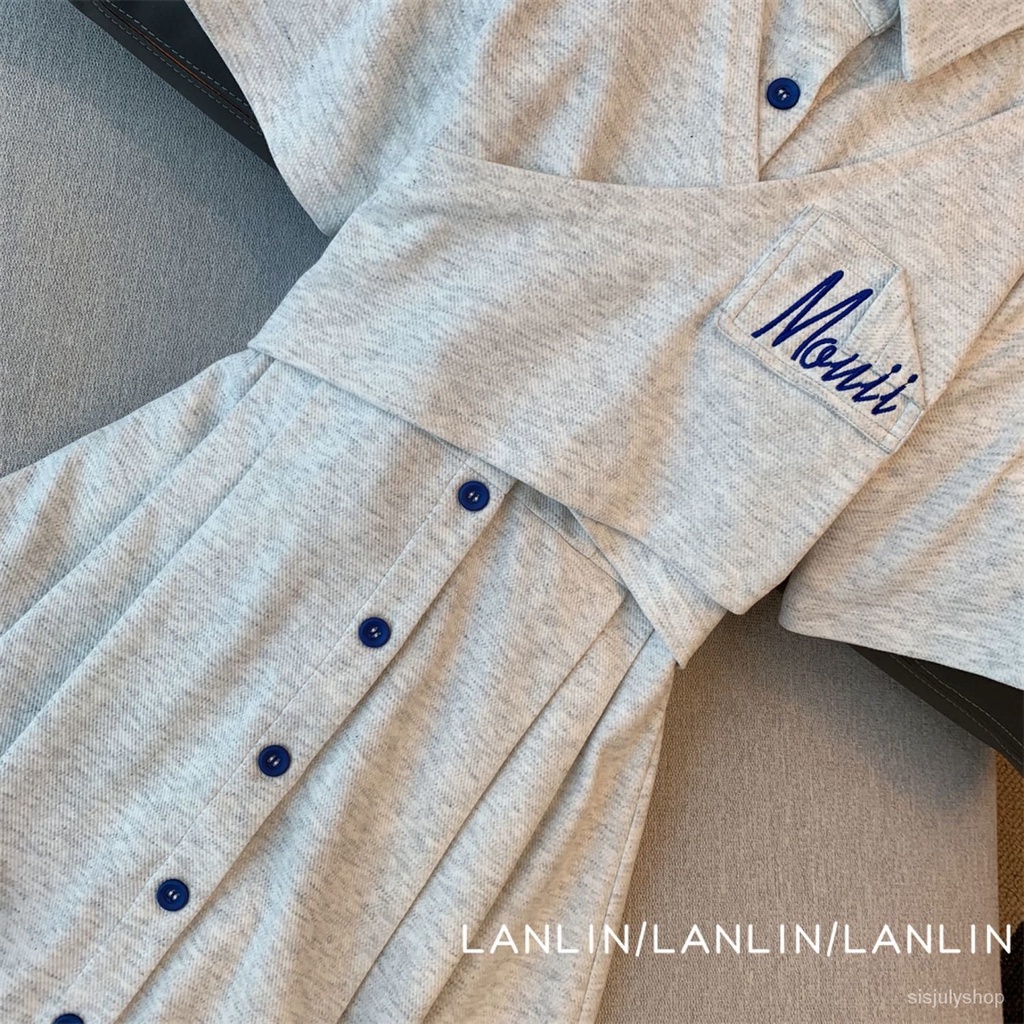 #Sisjuly# Gaun polo wanita baru rok ceruk temperamen tipis Prancis baru rok lengan pendek