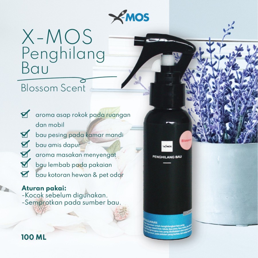 Cairan X-MOS Penghilang Bau Spray 100ml