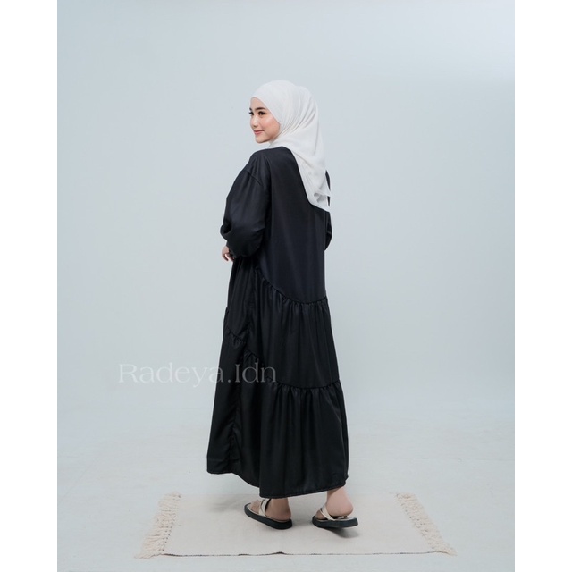 Maryn Midi Dress Gamis Susun Rempel