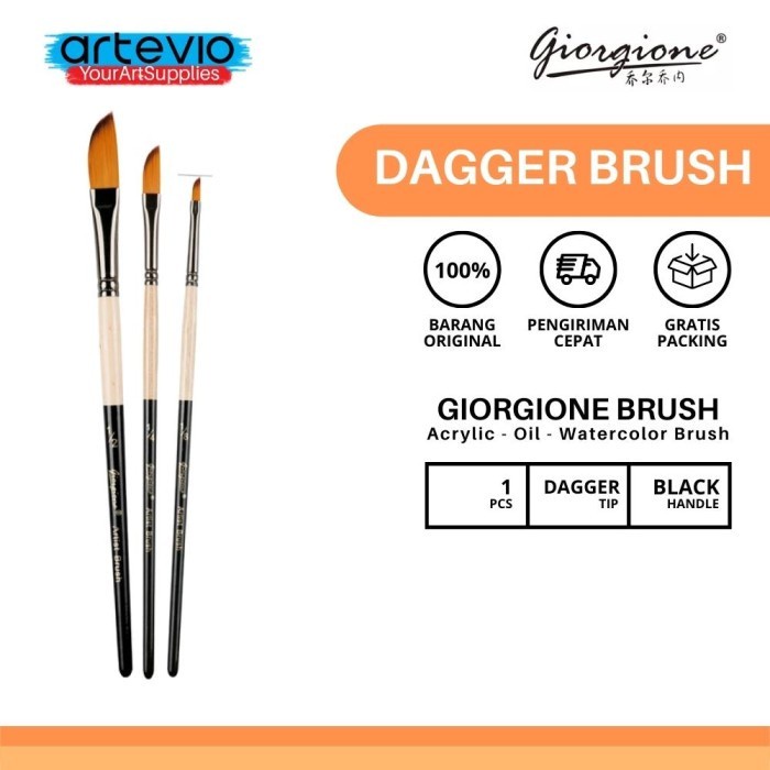 

Aman Kuas Lukis / Artist Brush Giorgione / Dagger Brush Hot Sale