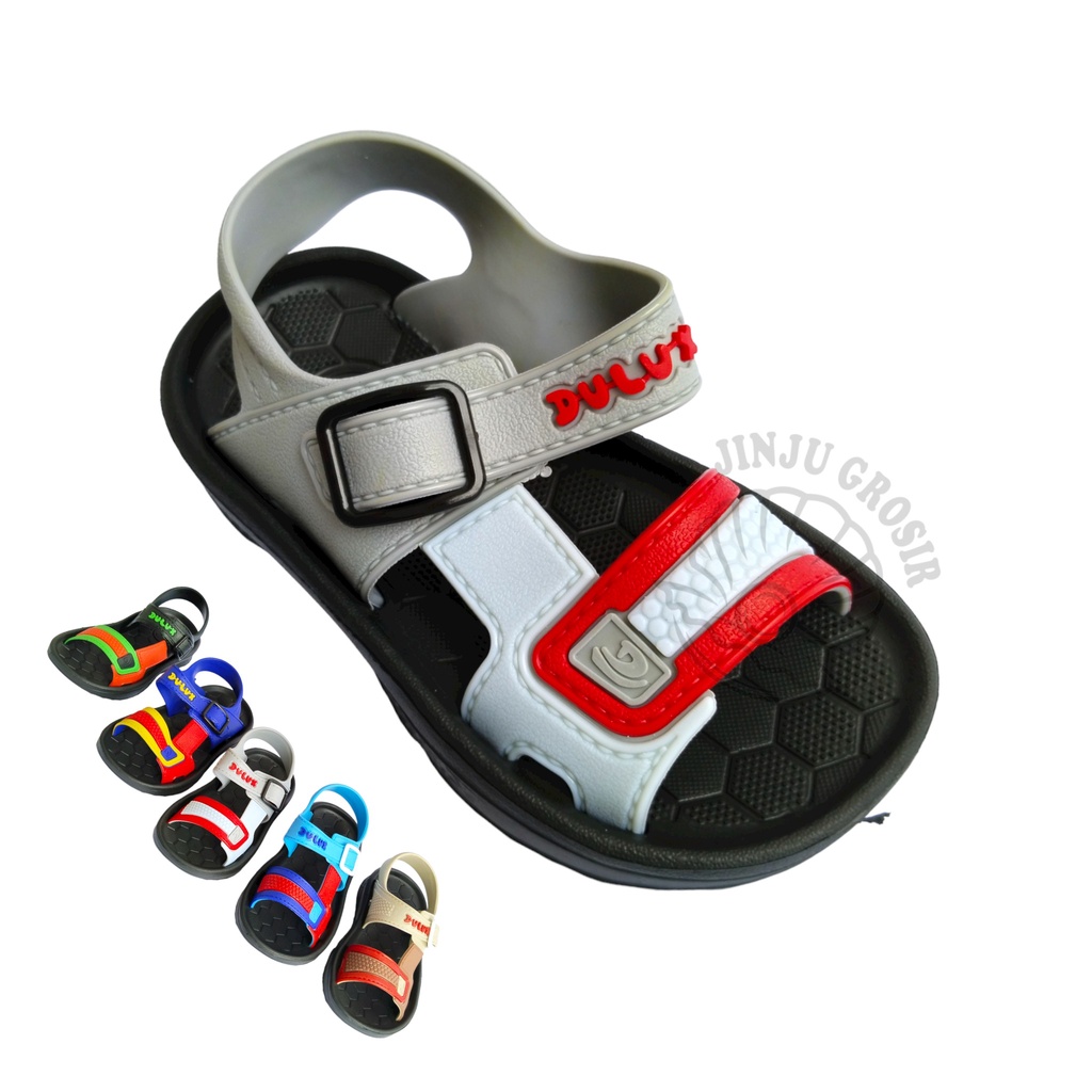 Sandal Anak Laki Laki Pria Cowok Sendal Karet Balita Tali Belakang Umur 1 2 3 4 5 Tahun Murah Lucu K