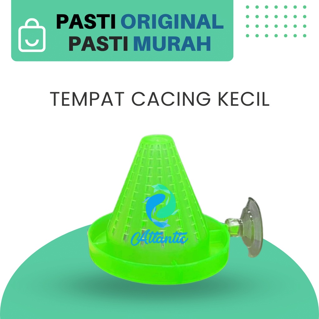 Corong Cacing Kecil Wadah Cabek Tempat Casut Kerucut Cacing Beku Sutra