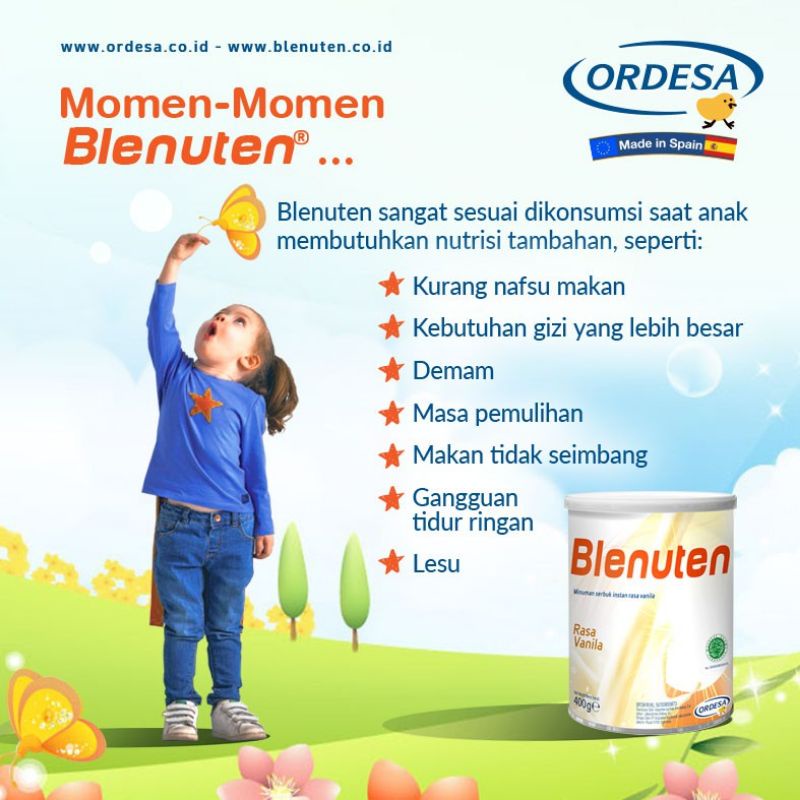 Blenuten 800g Vanila (1 - 10 Tahun)