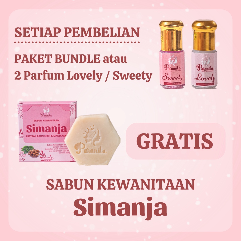 PARANITA Parfum Kewanitaan Miss V (LOVELY) Pengharum Perawat Vagina Intimate Parfum Wanita