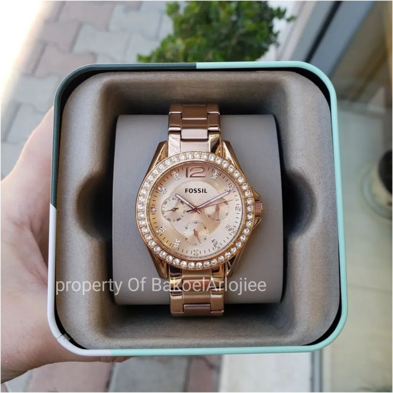 Jam tangan Fs Riley Wanita Original Es2811 es3204 es3203 es3202 Bergaransi setahun