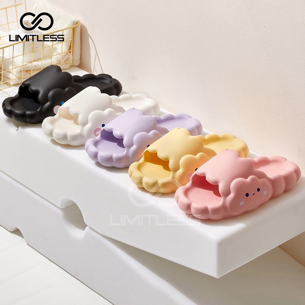 Zerolimit - Sandal Jelly Awan Anak Lucu Sendal Slip On Cloud Anak Perempuan Terbaru Sandal Selop Cewek Kekinian