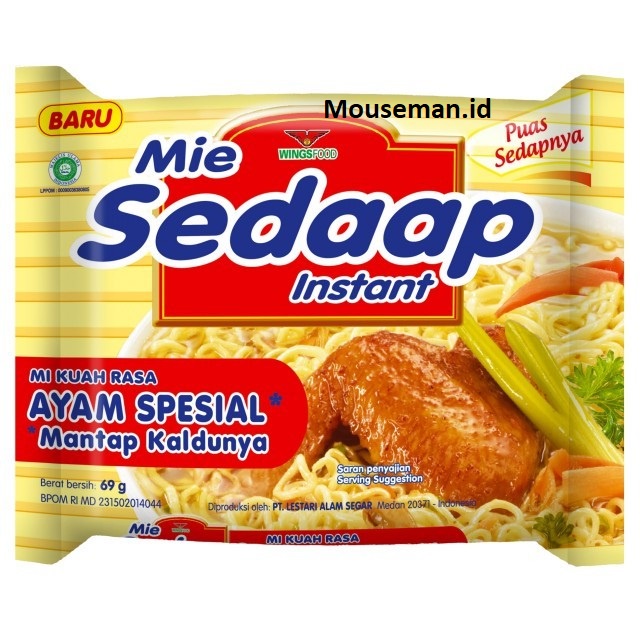 

Mie Sedaap Instant Mi Kuah Rasa Ayam Spesial 69gr