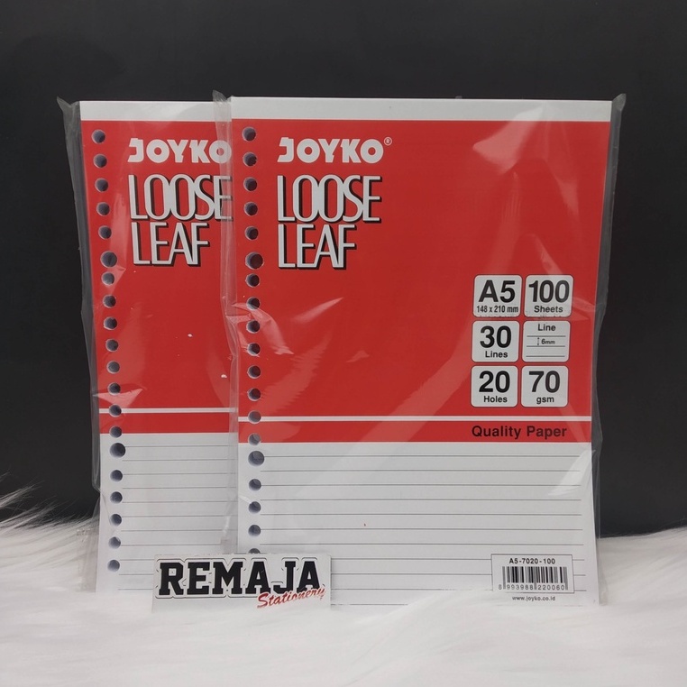 

Joyko Loose Leaf A5 isi 100 Bergaris