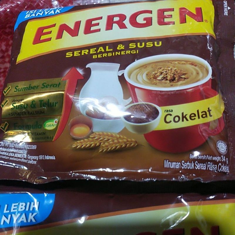 

Energen 10 sachet