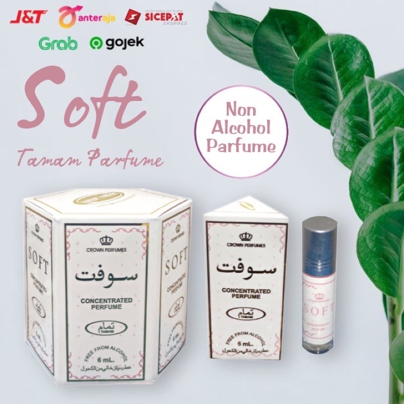 PARFUME TARIM SOFT 6 ML ROLL ON / TARIM PARFUME FREE ALCOHOL
